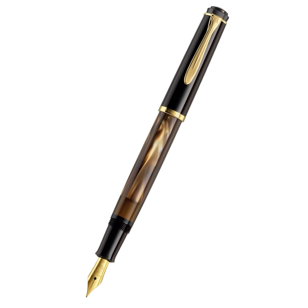 Pelikan Classic M200 Brown Marbled Fountain Pen-Pen Boutique Ltd