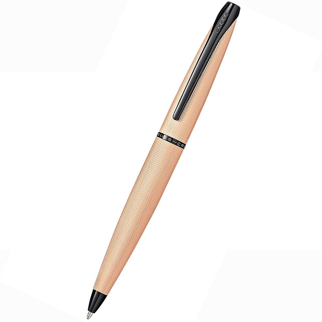 Cross ATX Brushed Rose Gold PVD Ballpoint Pen-Pen Boutique Ltd