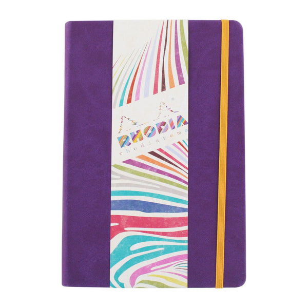 Rhodia Rhodiarama Notebook Purple Lined A5 size - 6"x8.25"-Pen Boutique Ltd