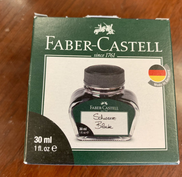 Faber-Castell Mini Ink Bottle - Black - 30 ml-Pen Boutique Ltd