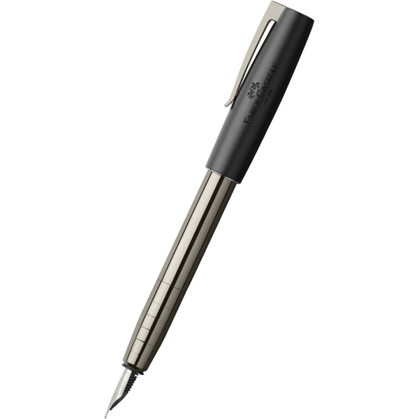Faber Castell Loom Gunmetal Polished Fountain Pen-Pen Boutique Ltd