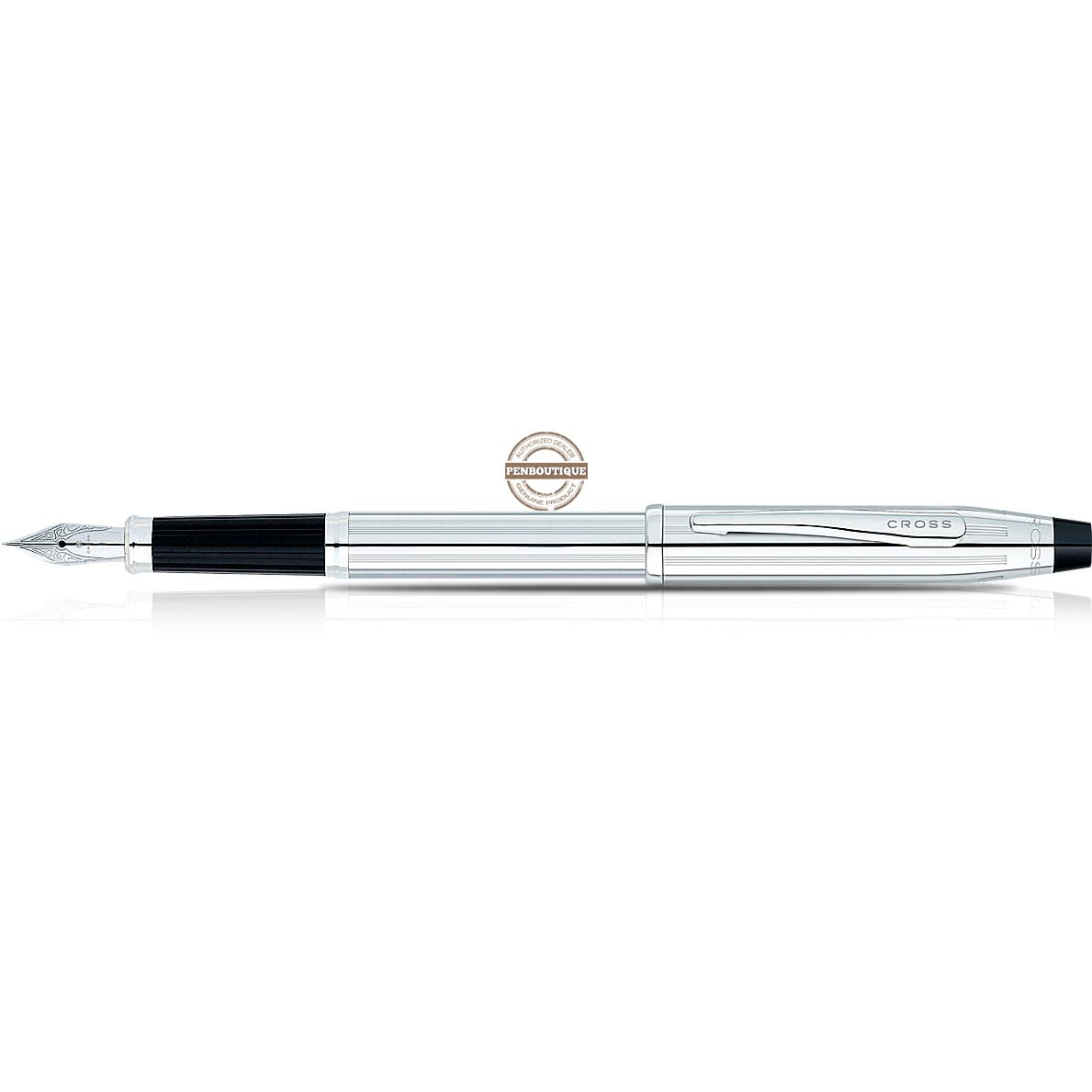 Cross Century II Fountain Pen - Lustrous Chrome-Pen Boutique Ltd