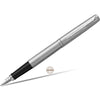 Parker Jotter Fountain Pen - Chrome Trim - Stainless Steel-Pen Boutique Ltd