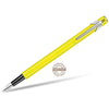Caran D' Ache 849 Metal Yellow Fluorescent Fountain Pen - Medium Nib-Pen Boutique Ltd
