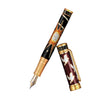 David Oscarson Alfred Bernhard Nobel Fountain Pen - Red Gold w/ Black Barrel-Pen Boutique Ltd