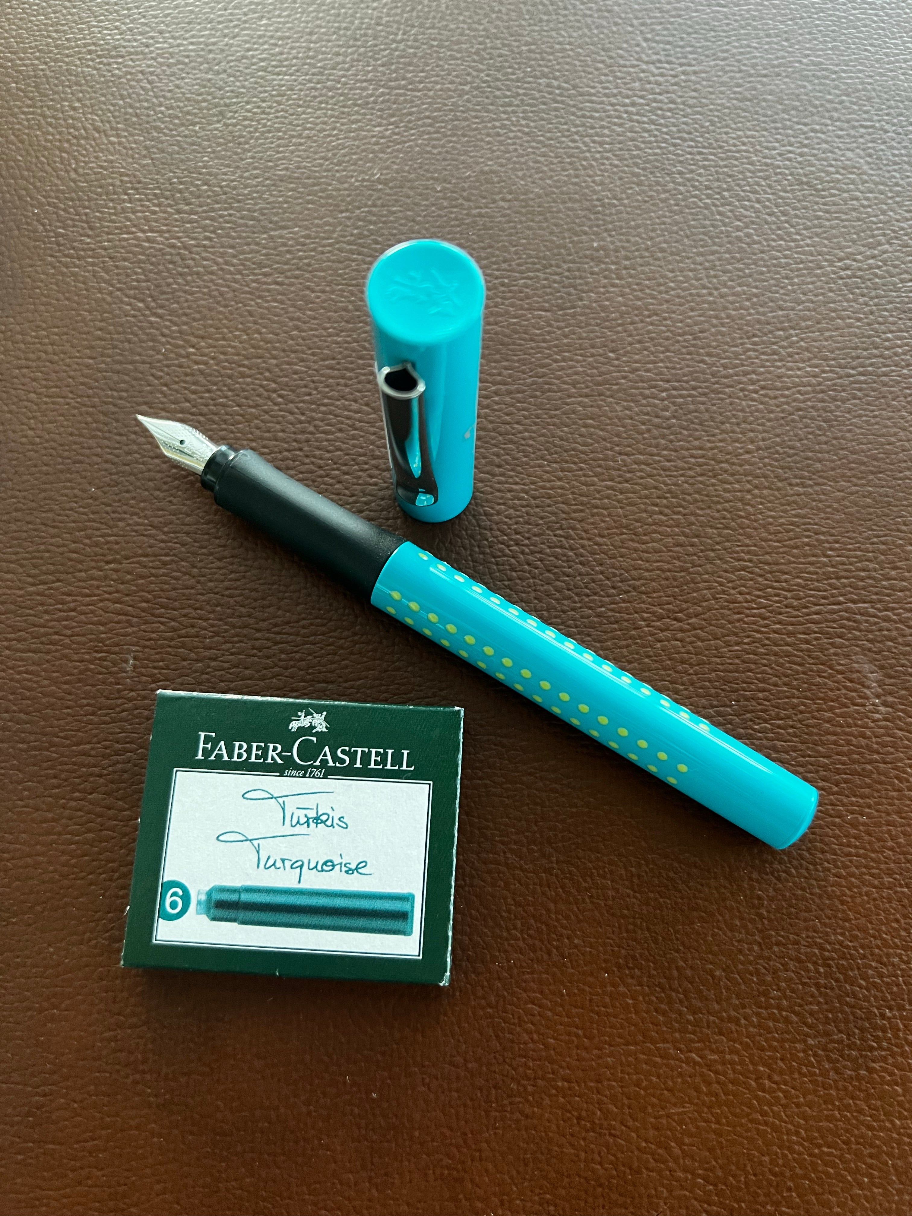 Faber-Castell Grip Set - Turquoise-Pen Boutique Ltd