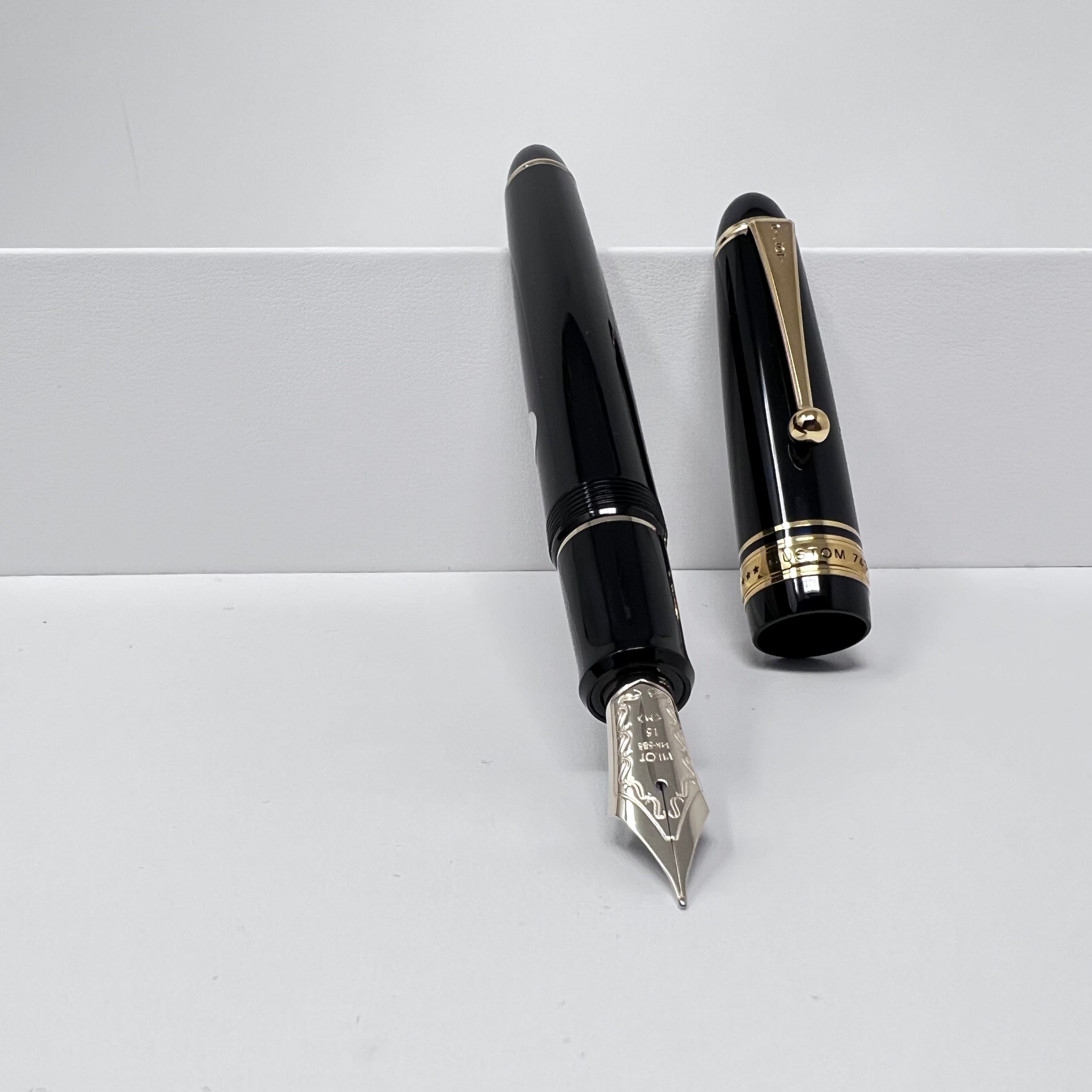 Pilot Custom 743 Fountain Pen - Black-Pen Boutique Ltd