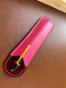 Pen Boutique Yak Leather Single Pen Sleeve - Pink-Pen Boutique Ltd
