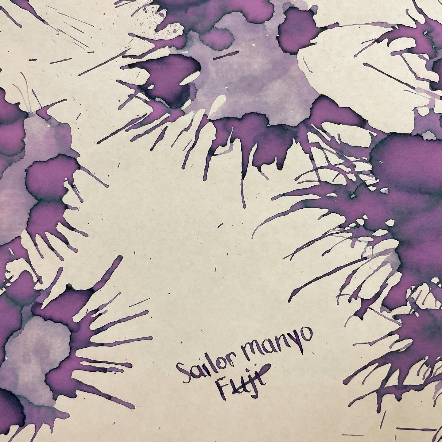 Sailor Manyo Ink Bottle - Fuji (Amethyst-Purple) - 50ml-Pen Boutique Ltd