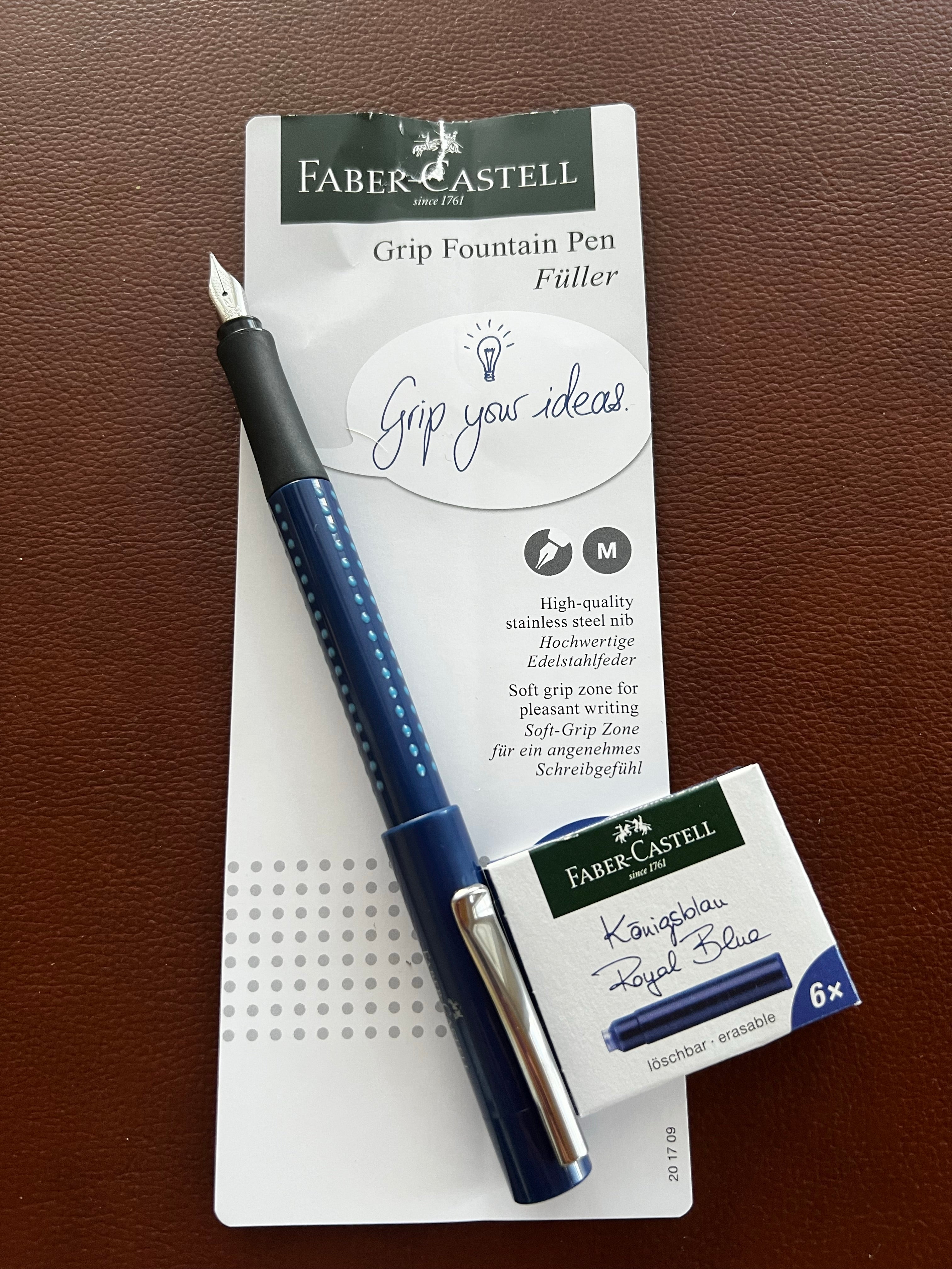 Faber-Castell Grip Set - Blue-Pen Boutique Ltd