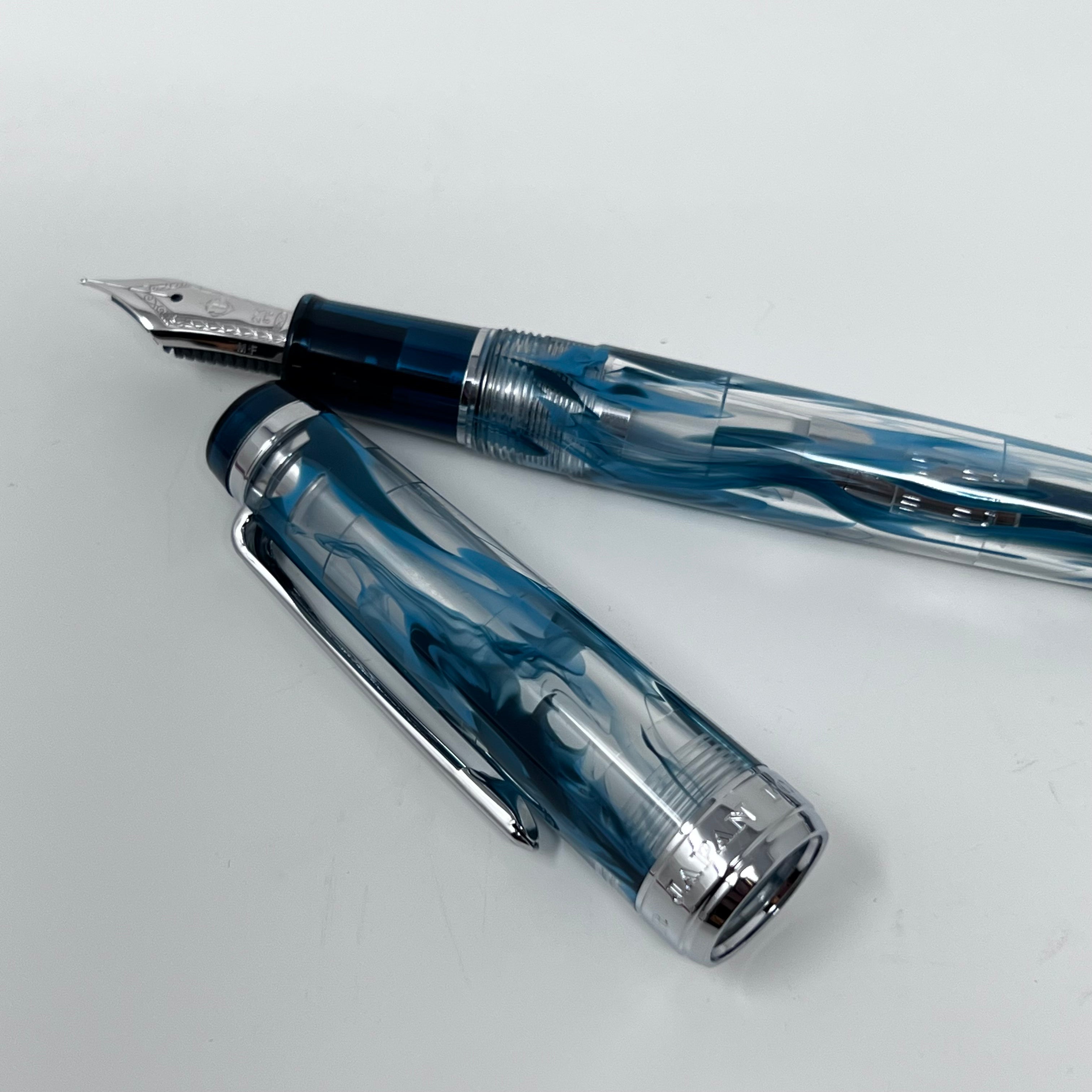 Sailor Professional Gear Fountain Pen - Veilio Blue Green - Standard (Bespoke Dealer Exclusive)-Pen Boutique Ltd
