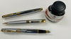 Sheaffer 300 FP/RB/BP Trio SET - Gold Plated Trim - Chrome - Stainless Steel-Pen Boutique Ltd