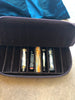 Pen Boutique Yak Leather 10 Pen Holder - Brown-Pen Boutique Ltd