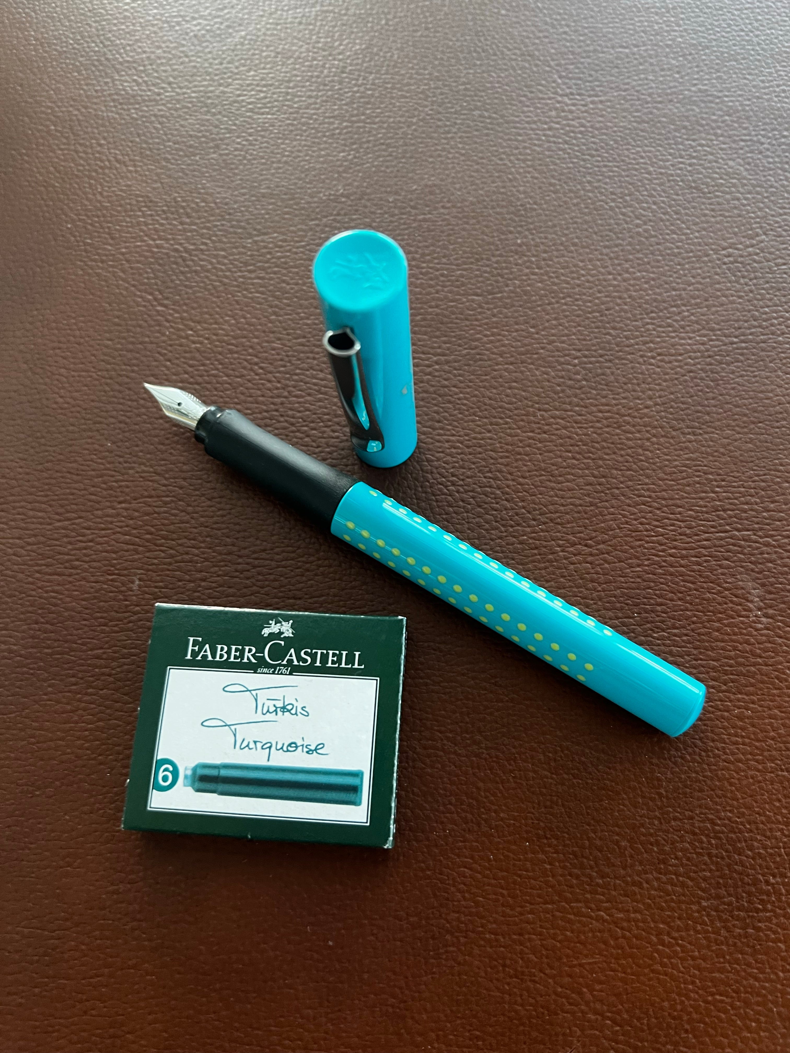 Faber-Castell Grip Set - Turquoise-Pen Boutique Ltd