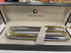 Sheaffer 300 FP/RB/BP Trio SET - Gold Plated Trim - Chrome - Stainless Steel-Pen Boutique Ltd