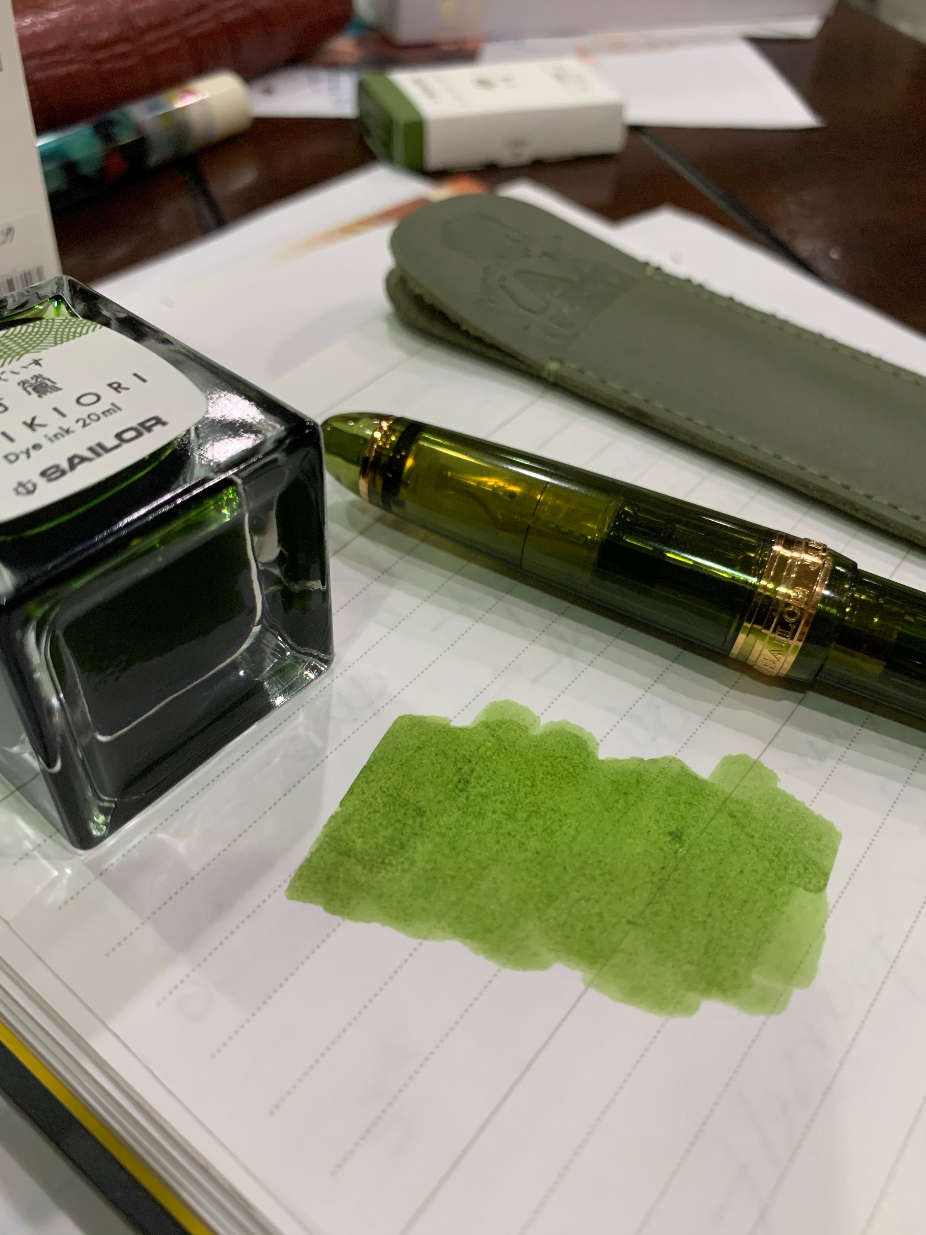 Sailor 1911L Fountain Pen - Kagero Green (Pen Boutique Exclusive)-Pen Boutique Ltd