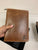 Pen Boutique Yak Leather A5 Zipped Folio - Crazy Horse Chocolate-Pen Boutique Ltd