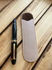 Pen Boutique Yak Leather Single Pen Sleeve - Nude-Pen Boutique Ltd
