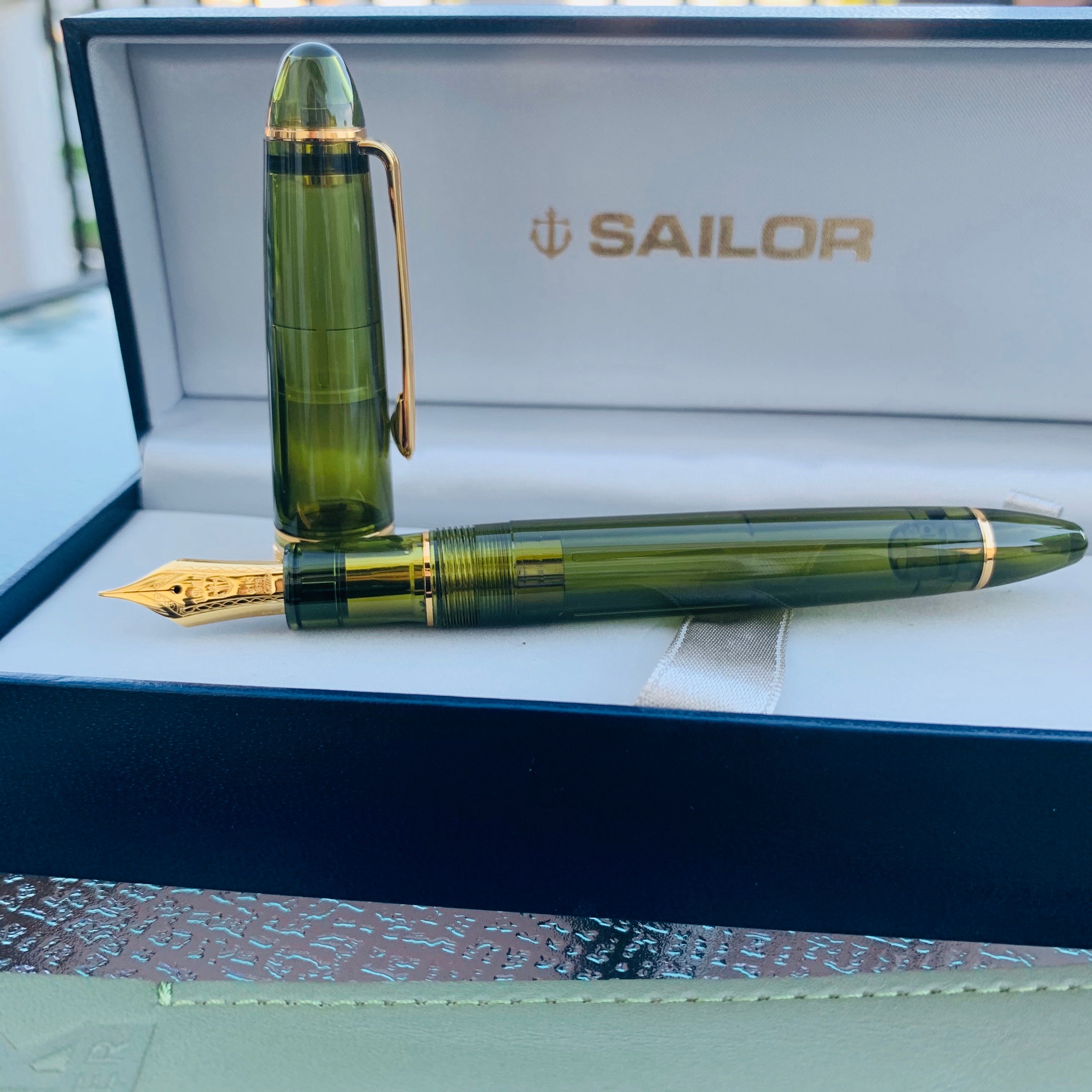 Sailor 1911L Fountain Pen - Kagero Green (Pen Boutique Exclusive)-Pen Boutique Ltd