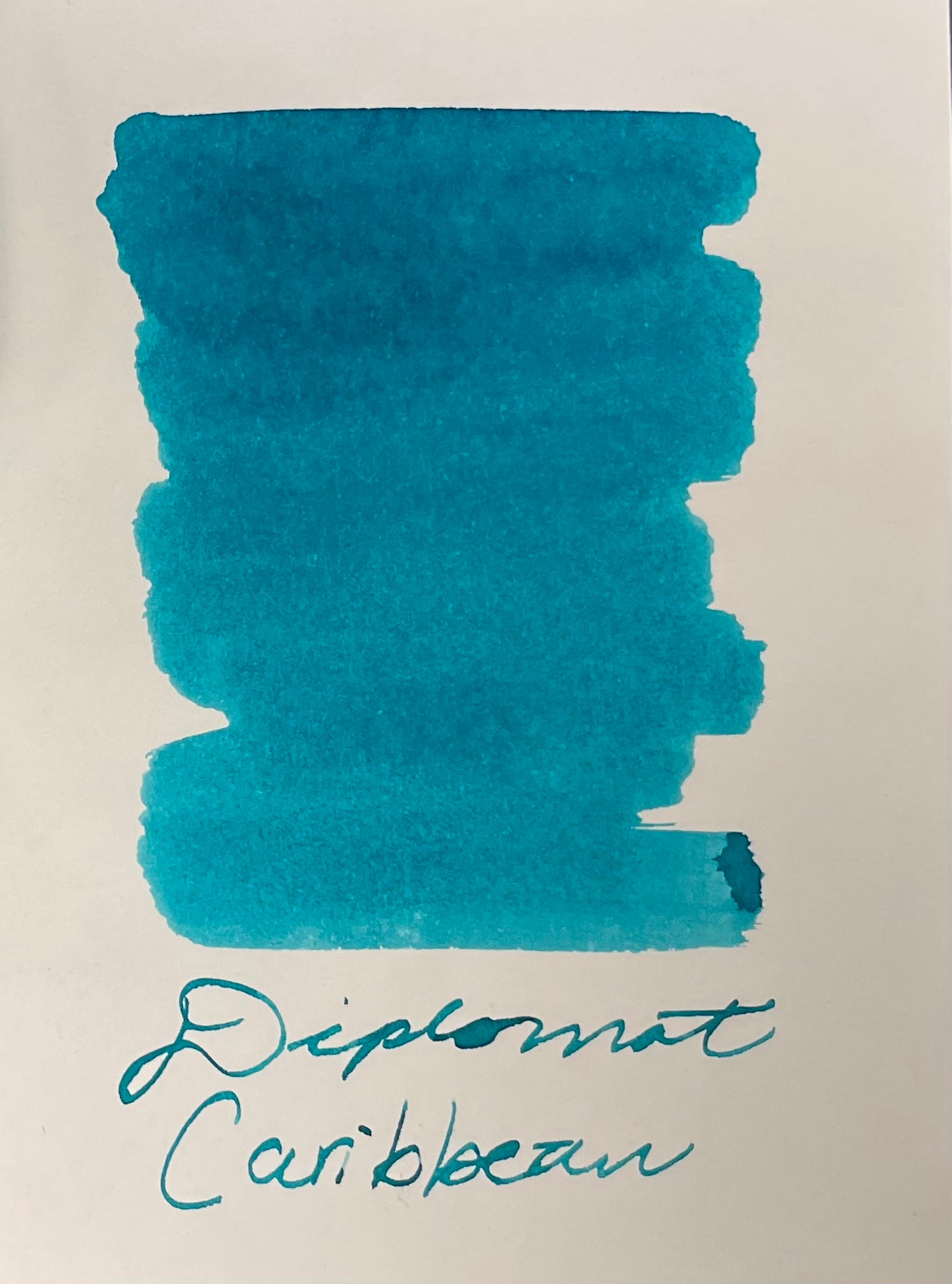 Diplomat Ink Bottle - Caribbean Turquoise - 30 ml-Pen Boutique Ltd