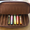 Pen Boutique Yak Leather 10 Pen Holder - Tan-Pen Boutique Ltd