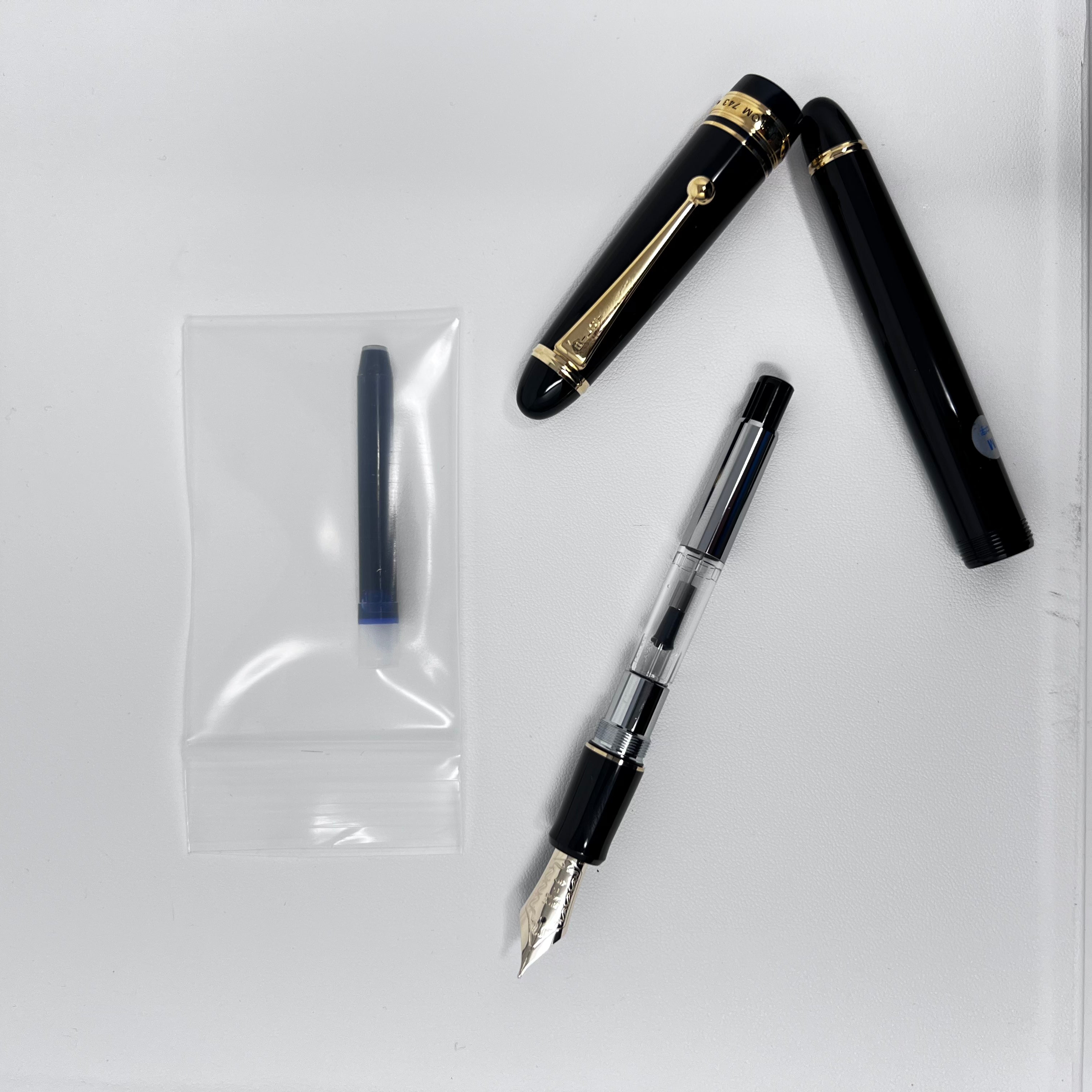 Pilot Custom 743 Fountain Pen - Black-Pen Boutique Ltd