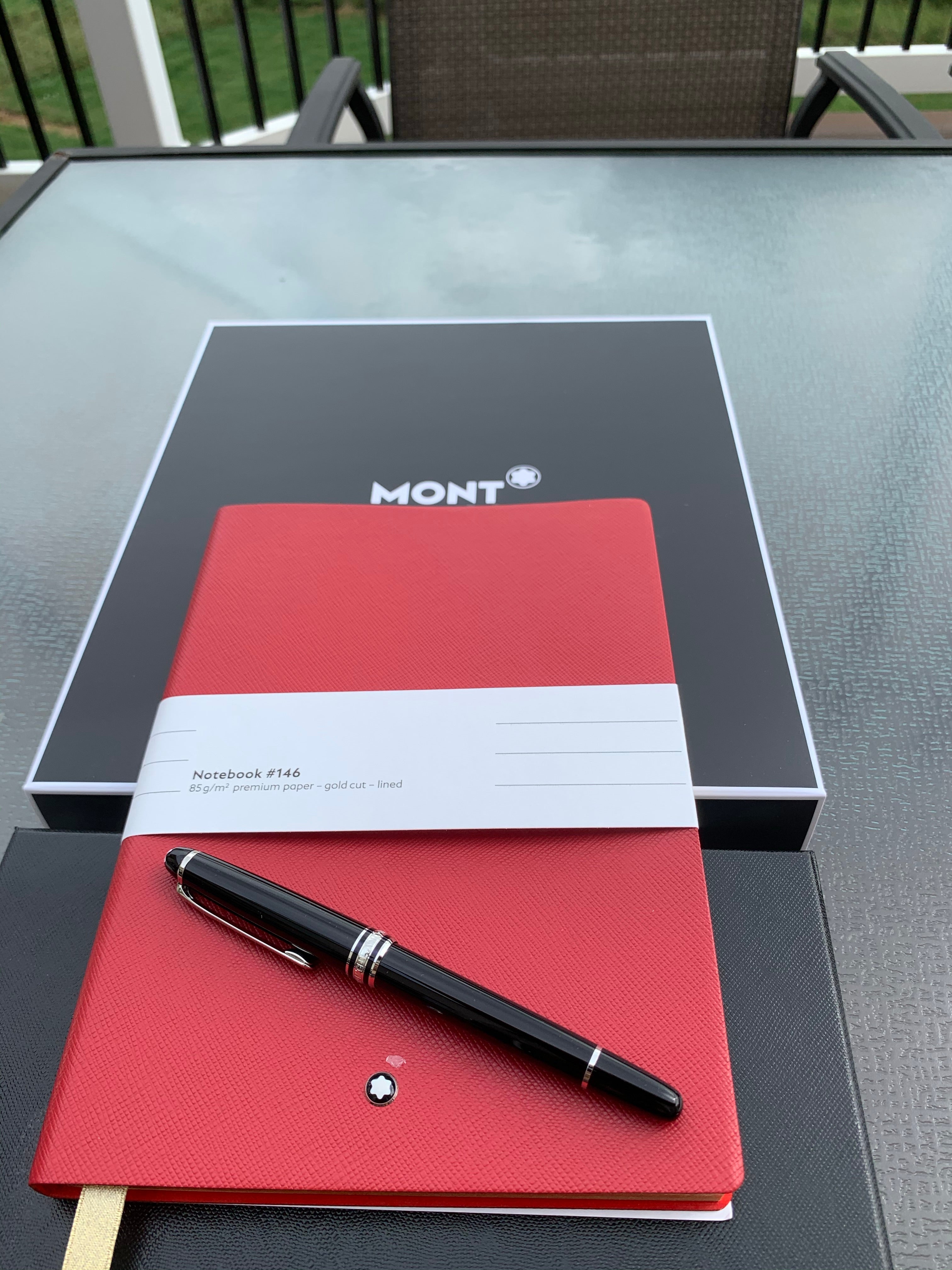 Montblanc Gift Set (Fineliner & Business Card Holder)-Pen Boutique Ltd