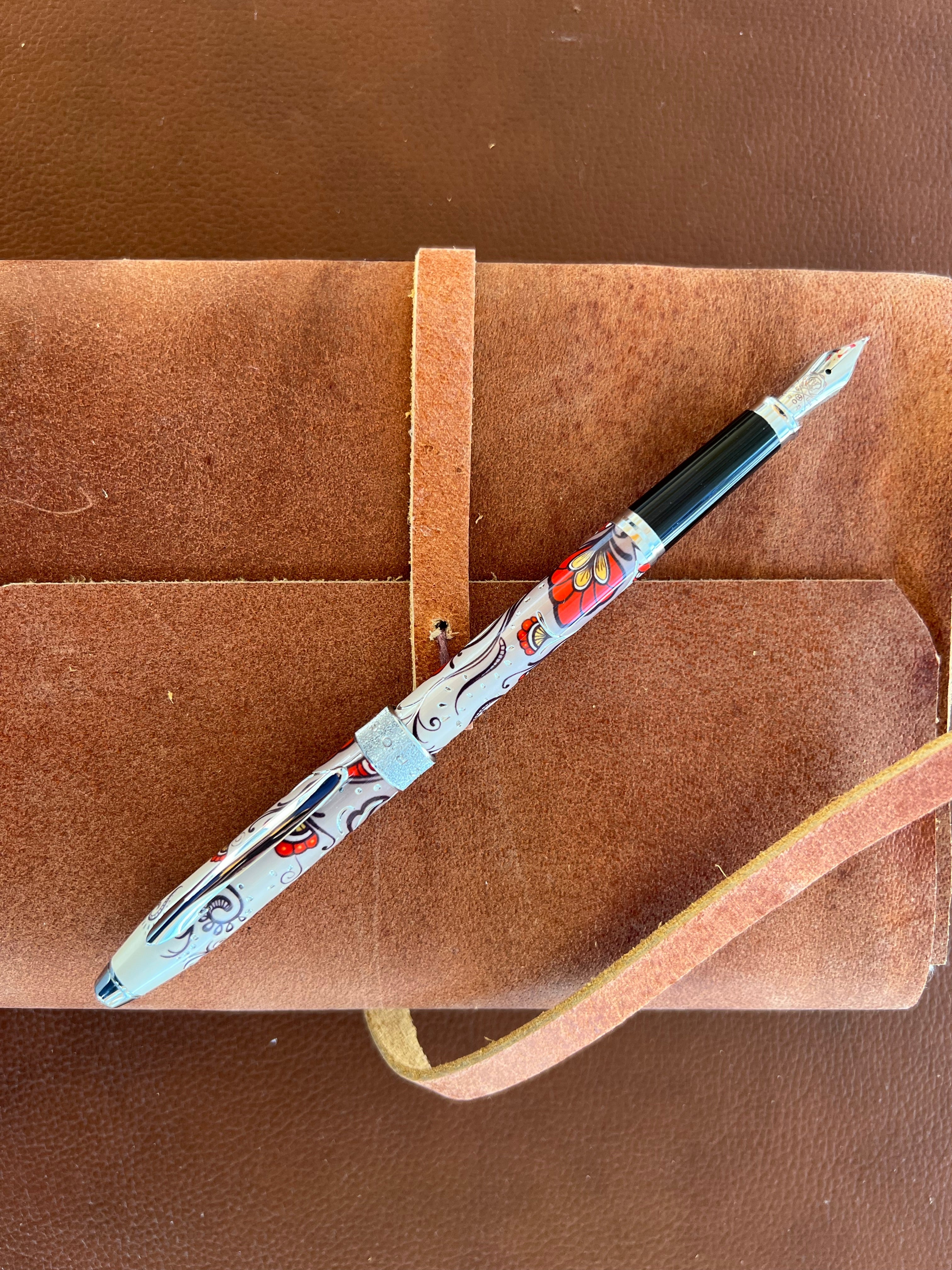 Cross Botanica Fountain Pen - Red Hummingbird-Pen Boutique Ltd