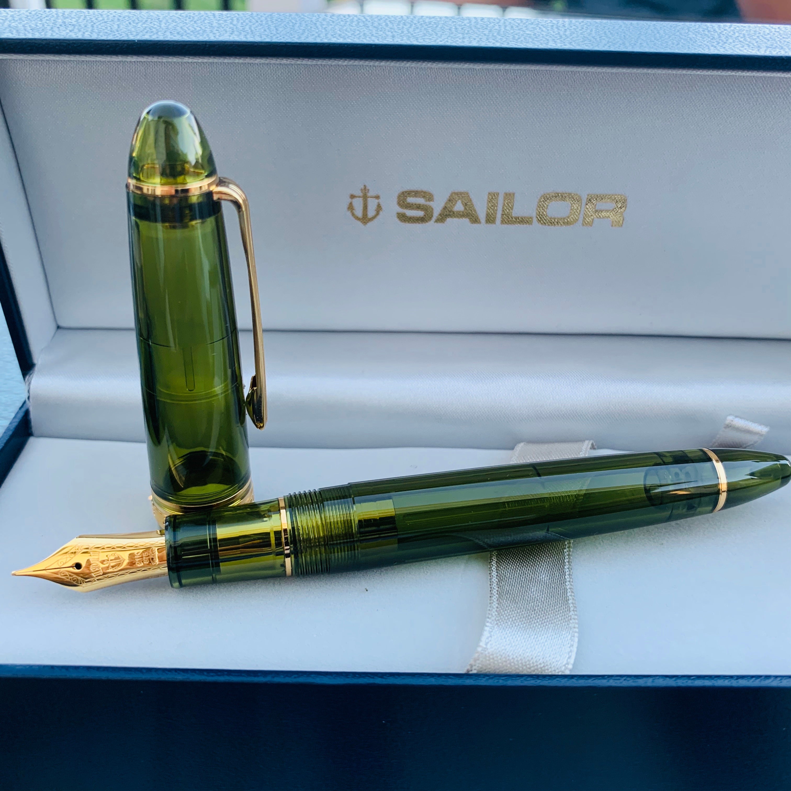 Sailor 1911L Fountain Pen - Kagero Green (Pen Boutique Exclusive)-Pen Boutique Ltd