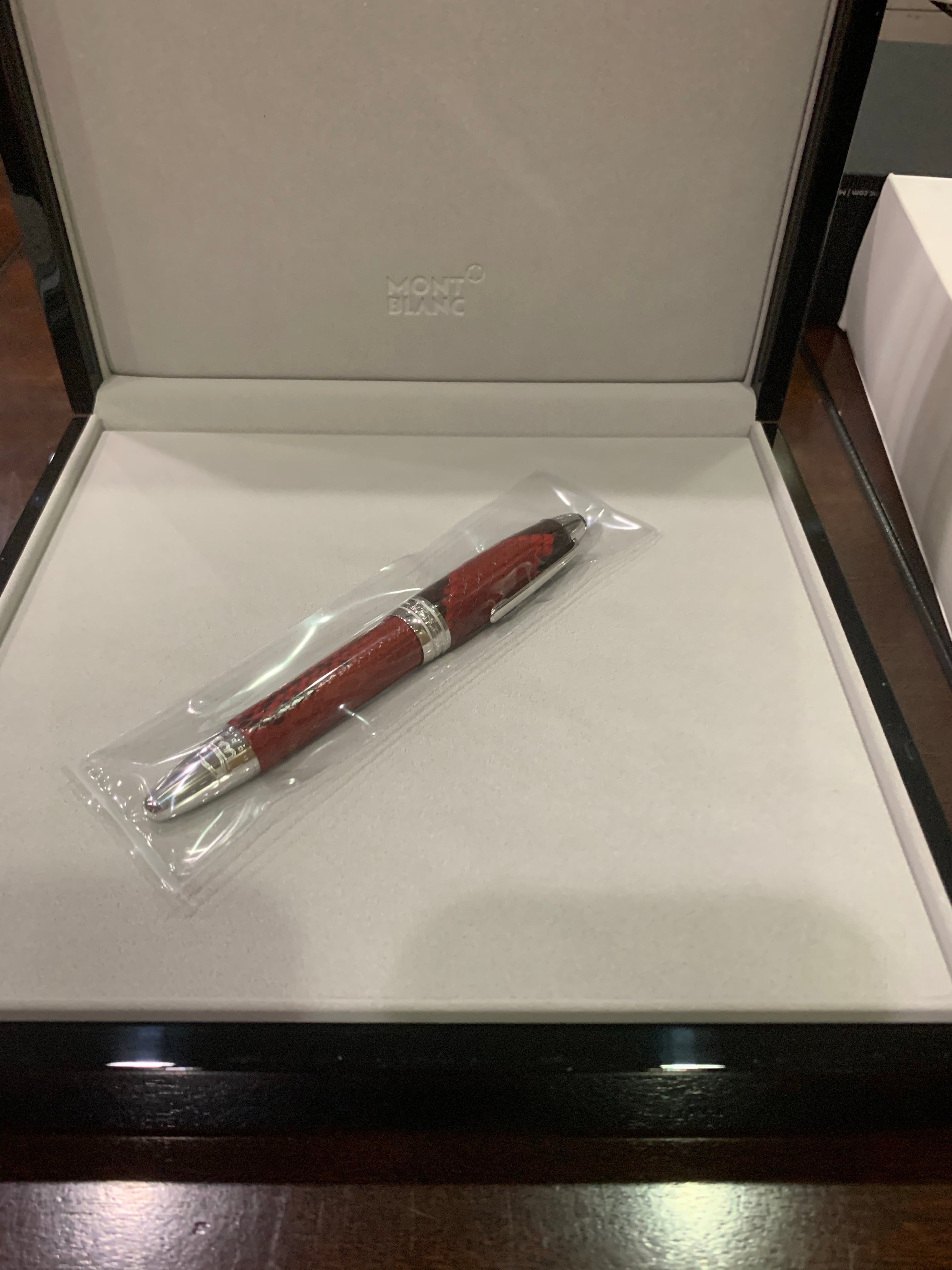 Montblanc Meisterstuck Fountain Pen - Great Masters - Python Leather-Pen Boutique Ltd