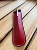 Pen Boutique Yak Leather Single Pen Sleeve - Red-Pen Boutique Ltd