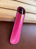 Pen Boutique Yak Leather Single Pen Sleeve - Pink-Pen Boutique Ltd
