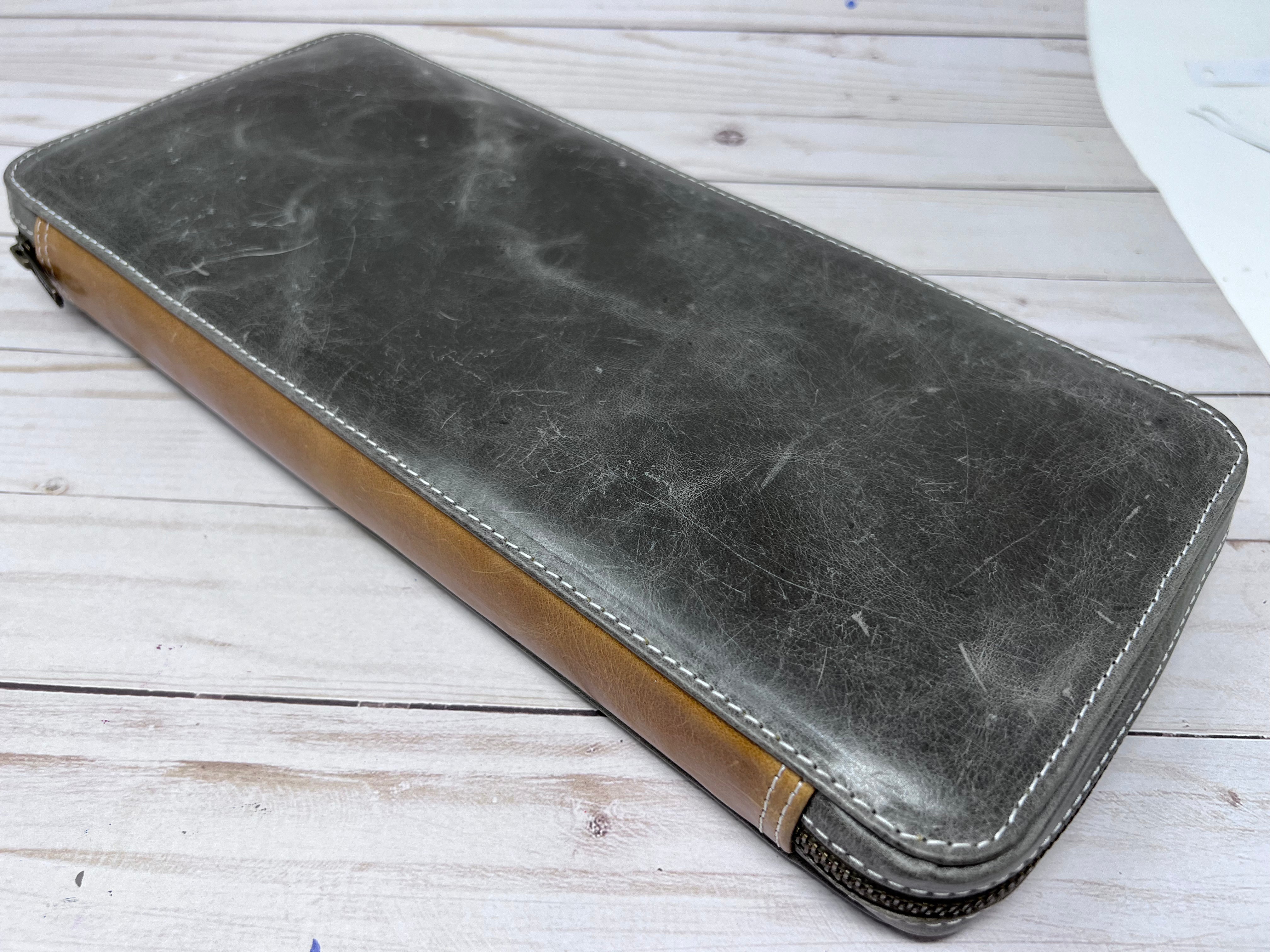Pen Boutique Yak Leather 24 Pen Zipped - Veg Tanned -Brown/Tan-Pen Boutique Ltd