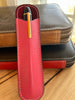 Pen Boutique Yak Leather Single Pen Sleeve - Pink-Pen Boutique Ltd