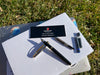 Sheaffer Sagaris Fountain Pen - Chrome Trim - Black-Pen Boutique Ltd