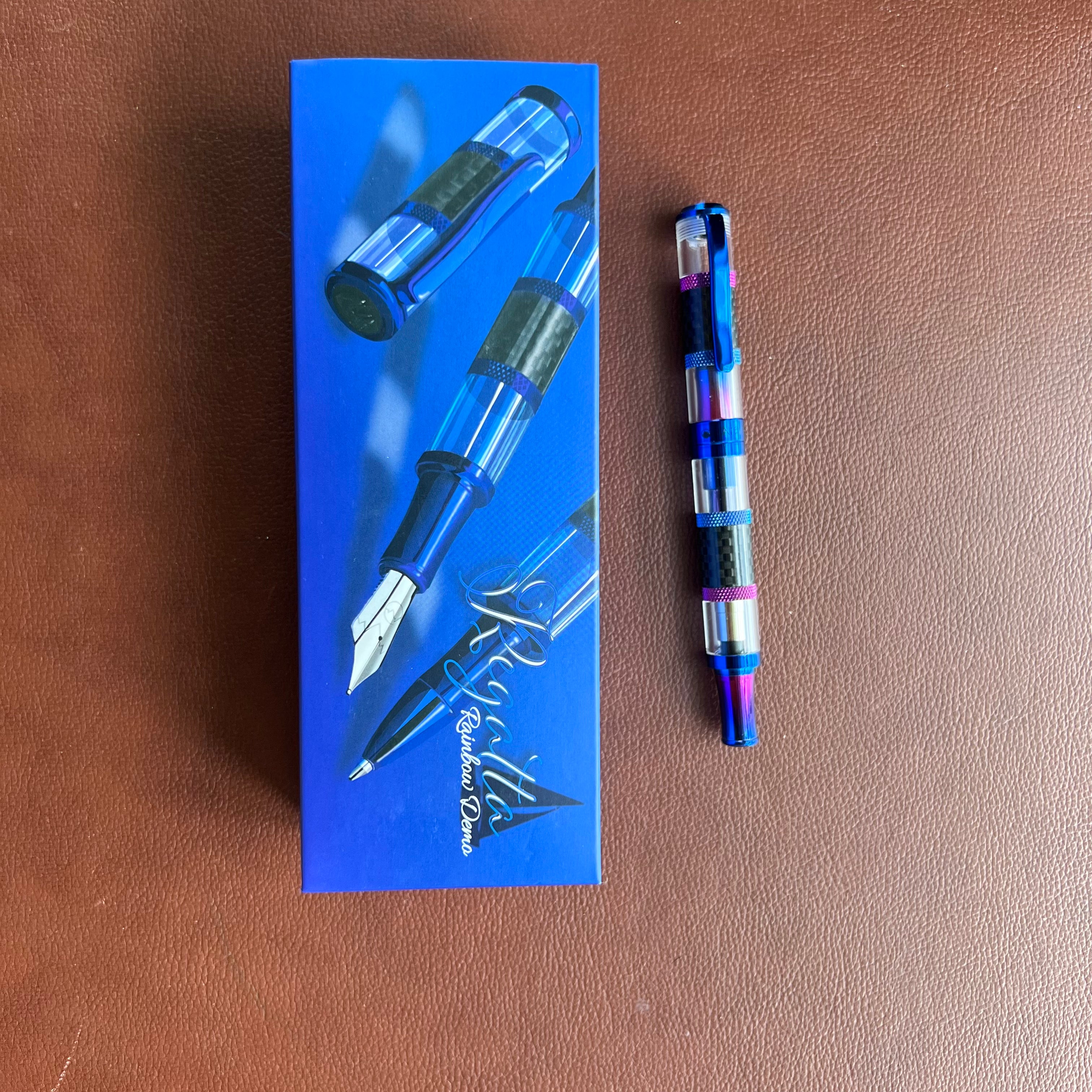 Monteverde Regatta Explorer Fountain Pen - Demo Rainbow (Limited Edition)-Pen Boutique Ltd
