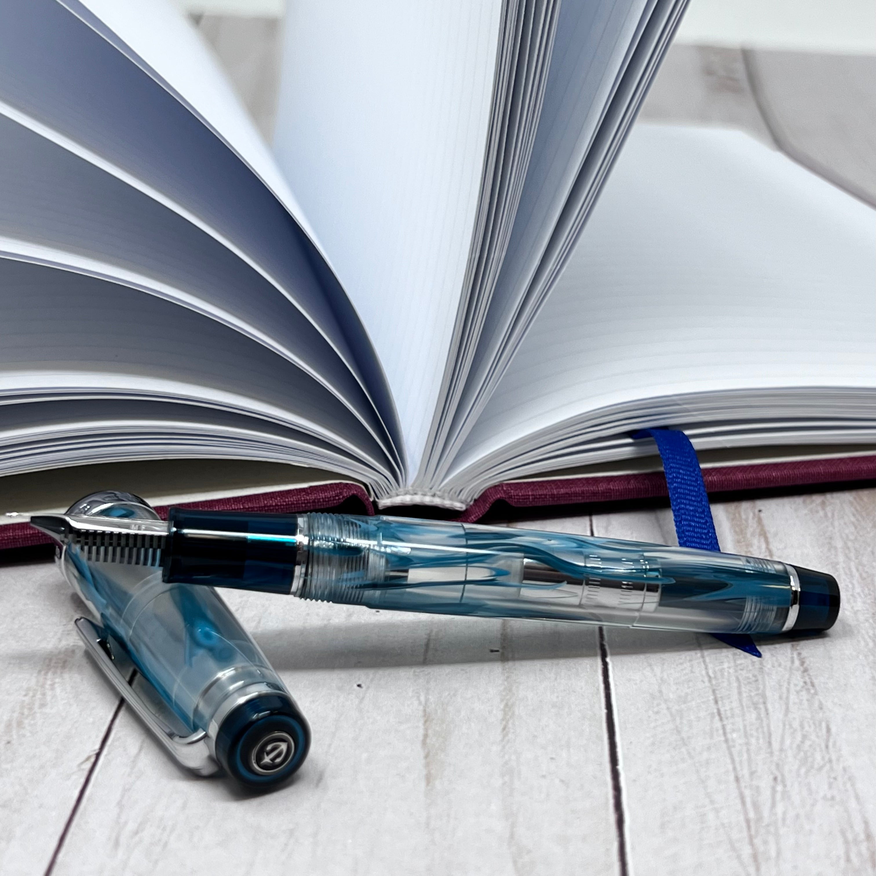 Sailor Professional Gear Fountain Pen - Veilio Blue Green - Standard (Bespoke Dealer Exclusive)-Pen Boutique Ltd