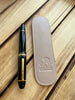 Pen Boutique Yak Leather Single Pen Sleeve - Nude-Pen Boutique Ltd