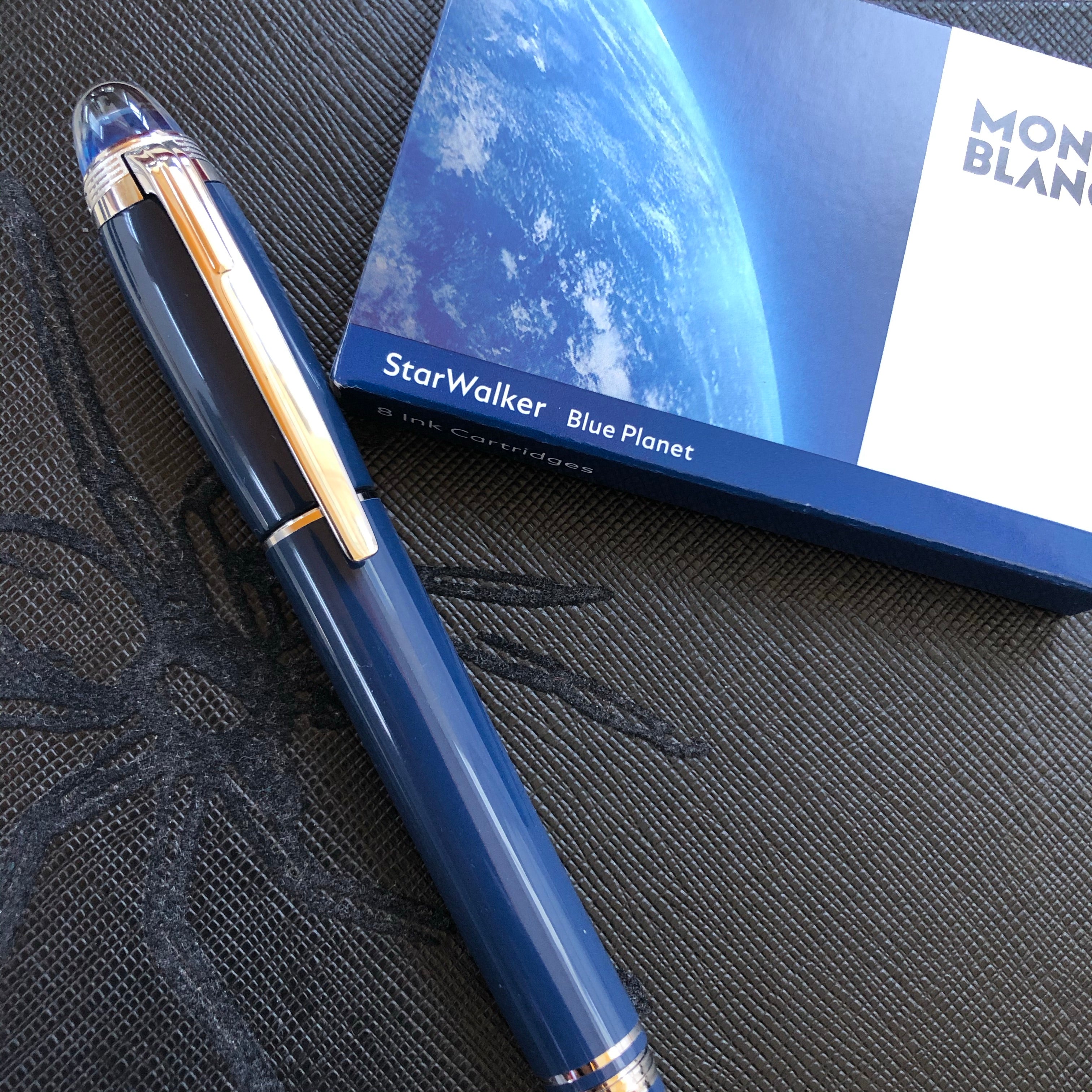 Montblanc Starwalker Fountain Pen - Blue Planet - Resin-Pen Boutique Ltd