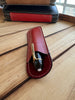Pen Boutique Yak Leather Single Pen Sleeve - Red-Pen Boutique Ltd