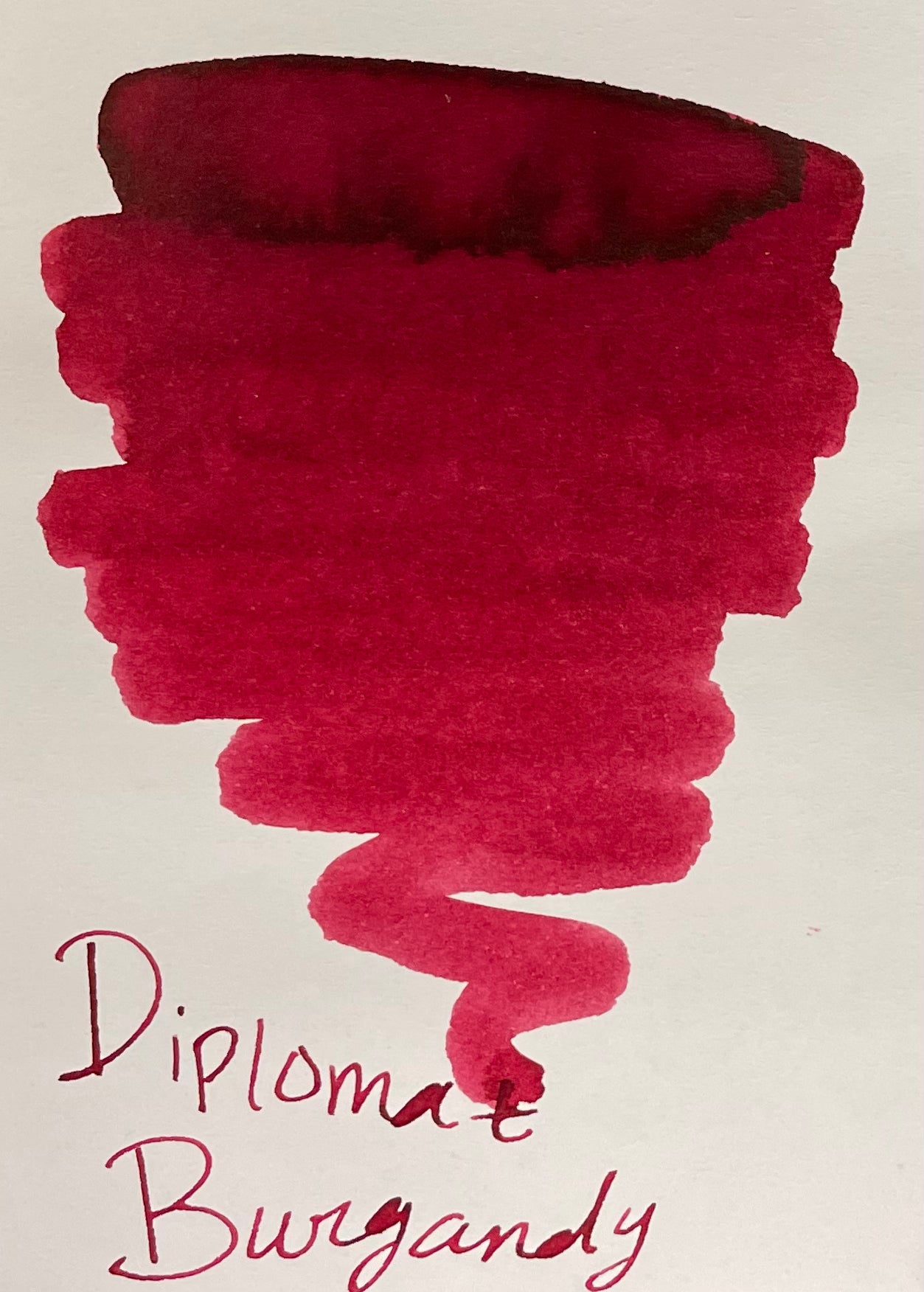 Diplomat Ink Bottle - Burgundy Red- 30 ml-Pen Boutique Ltd