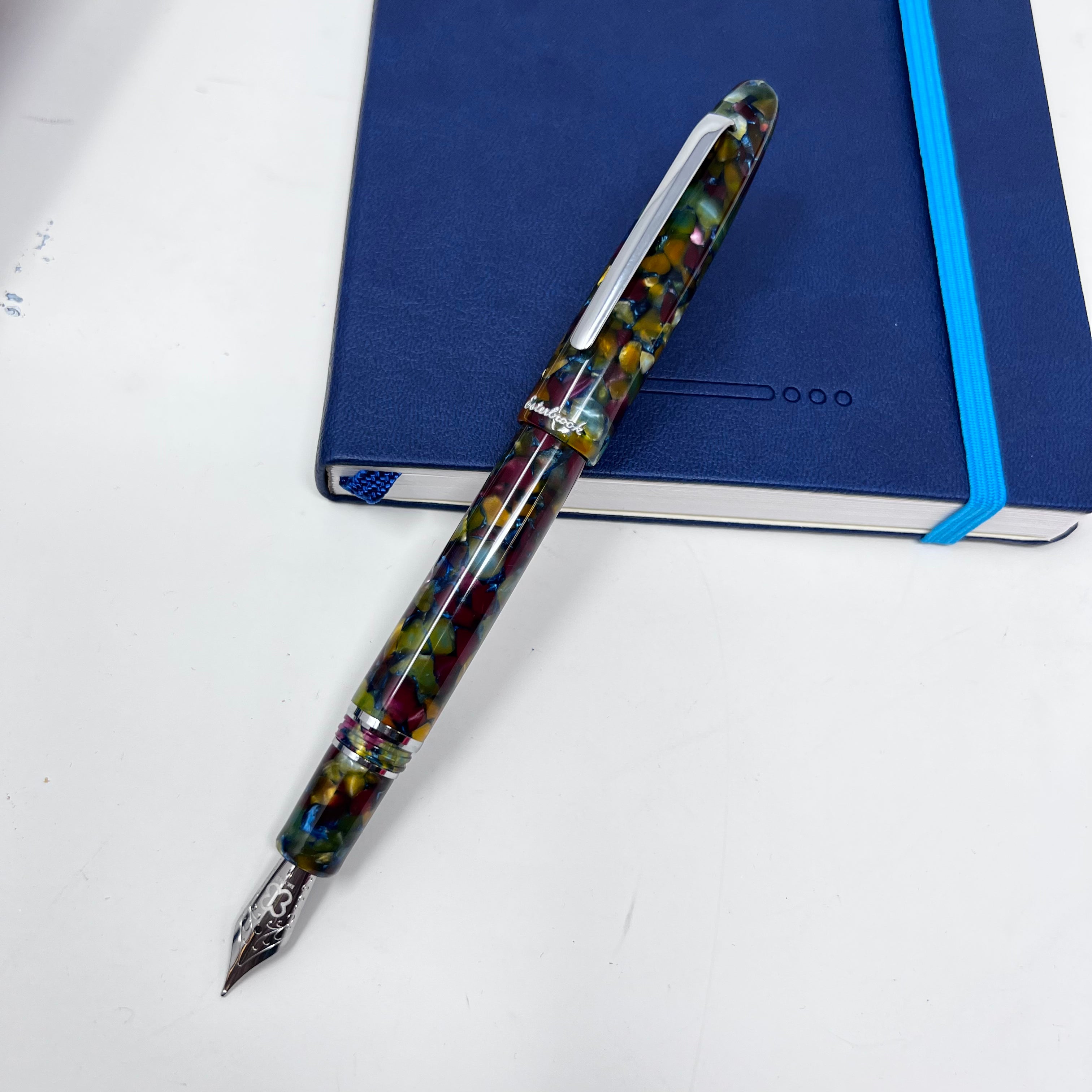 Esterbrook Estie Fountain Pen - Botanical Garden - Palladium (Standard)-Pen Boutique Ltd