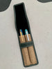 Pen Boutique Yak Leather 2 Pen Jute Cover - Green-Pen Boutique Ltd