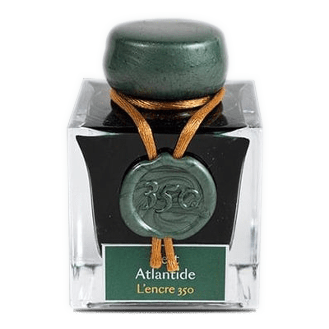 J. Herbin Ink Bottle - 350 Vert Atlantide-Pen Boutique Ltd