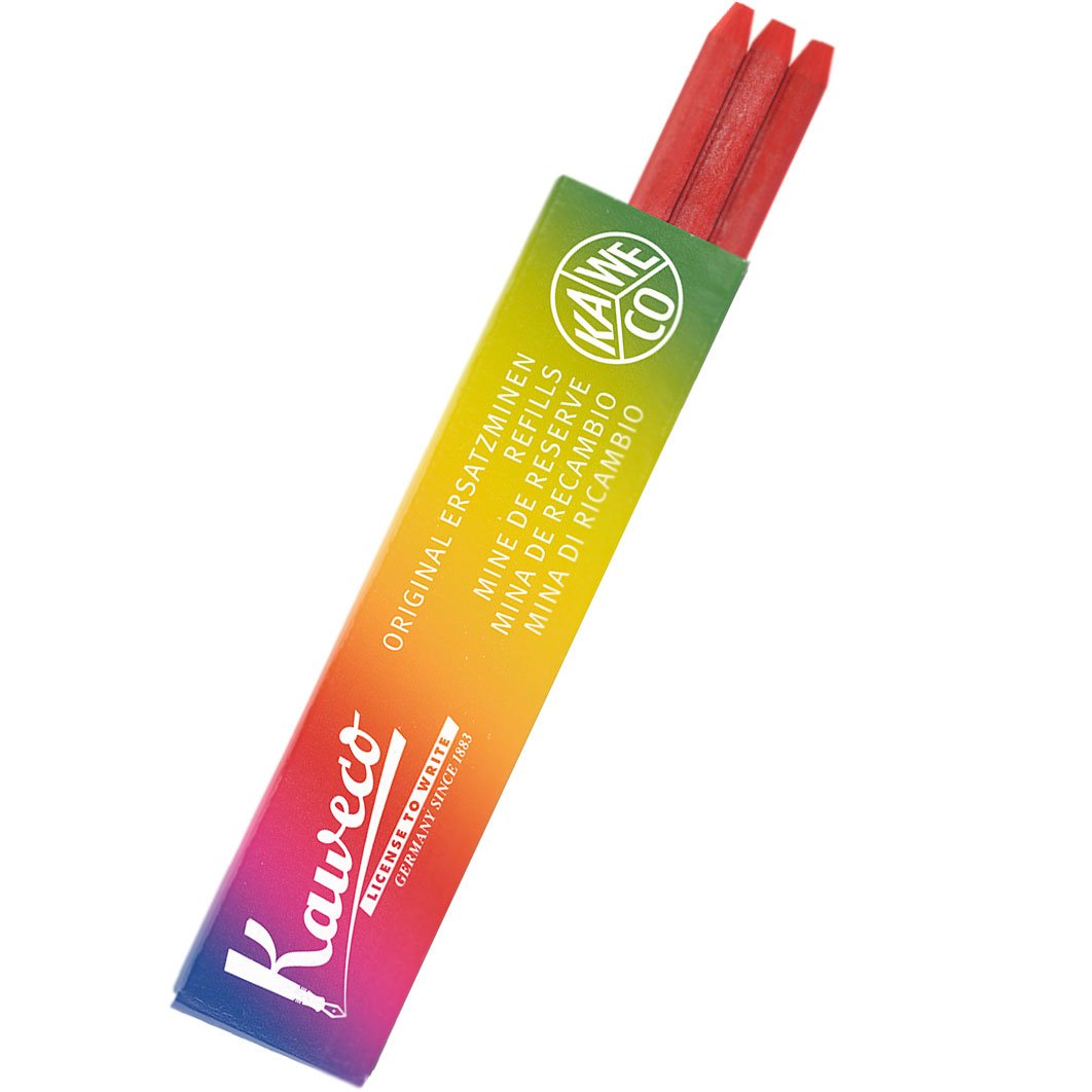 Kaweco all-purpose colour 5.6mm Leads - 3 pcs/box - Red-Pen Boutique Ltd