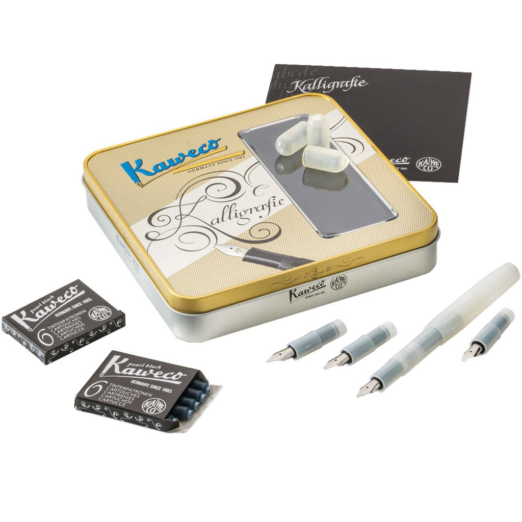 Kaweco Calligraphy Set - Frosted Coconut-Pen Boutique Ltd