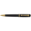 Kaweco Dia2 Ballpoint Pen - Gold Trim - Black-Pen Boutique Ltd