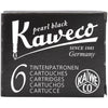 Kaweco Ink Cartridges - 6 pieces - Black-Pen Boutique Ltd