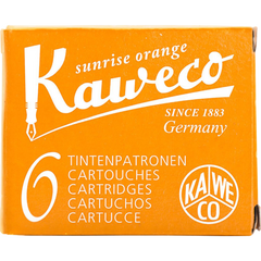 Kaweco Ink Cartridges - 6 pieces - Sunrise Orange-Pen Boutique Ltd