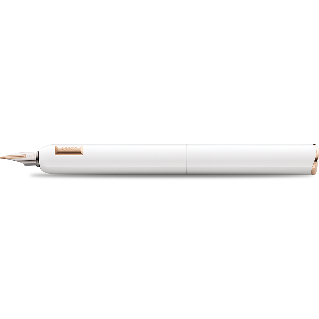 Lamy Dialog CC Fountain Pen - Shiny White-Pen Boutique Ltd